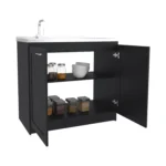 Mueble Inferior de Cocina Zurich 88x98x52 RTA Wengue ZF