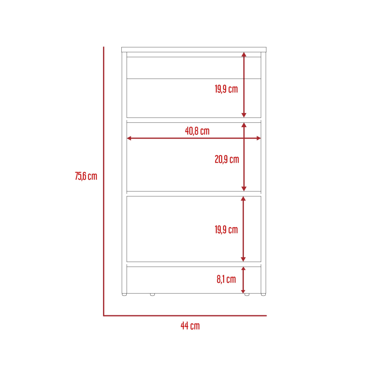 Mueble Optimizador 3 Bath Bi Color RTA Duna bLanco - Imagen 4