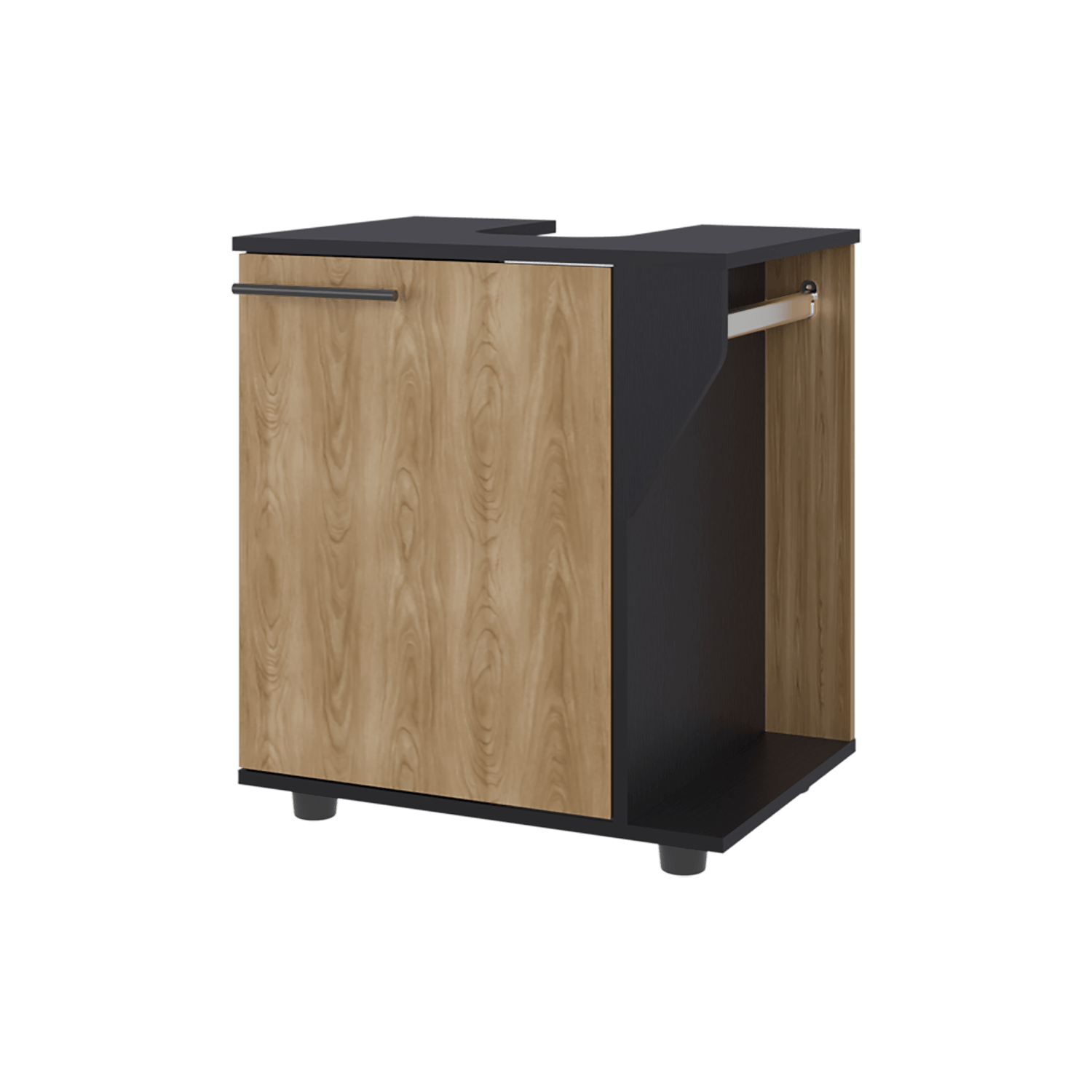 Mueble Lavamanos de Pedestal Phillips 62X56X41 RTA Wengue Fresno - Imagen 7