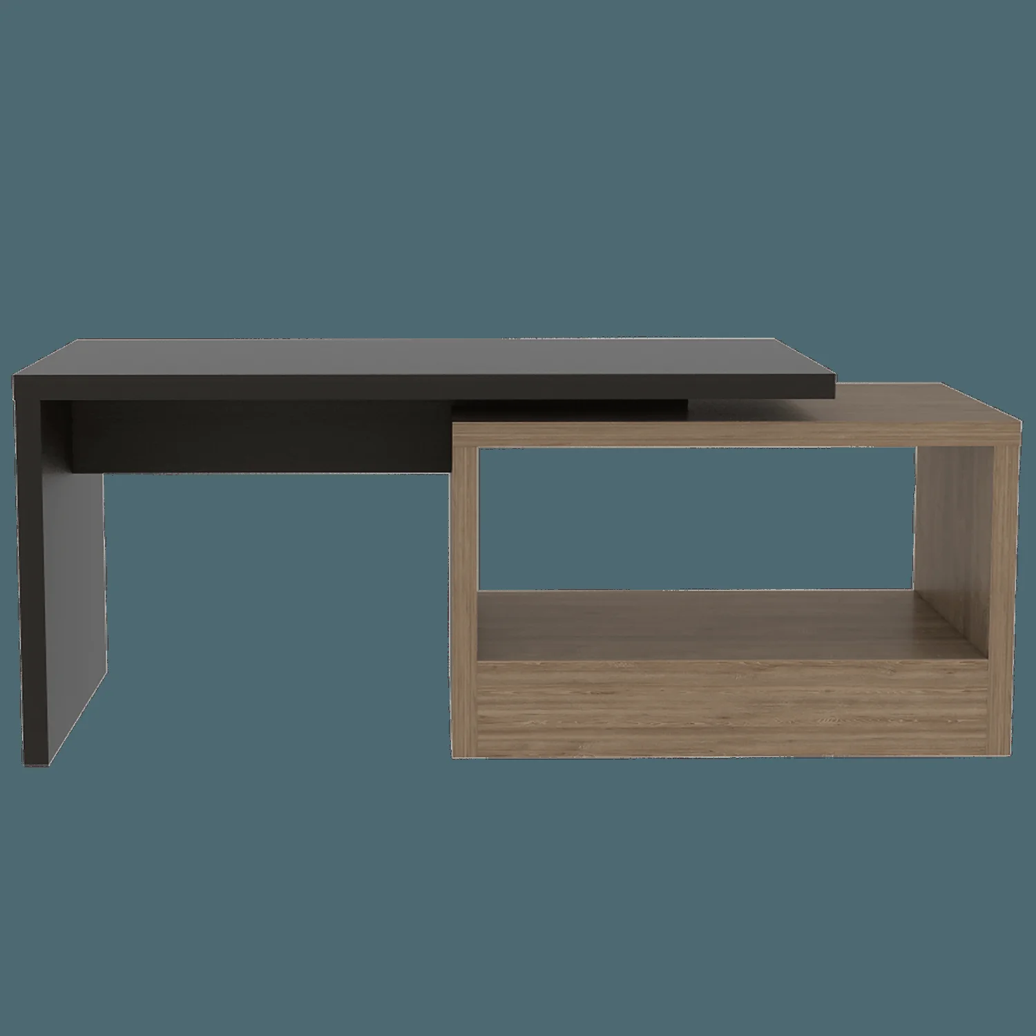 Mesa De Centro Kaia Wengue+Miel - Imagen 6