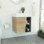 Mueble Baño Fussion Vital 45 Corona Plomo Duna