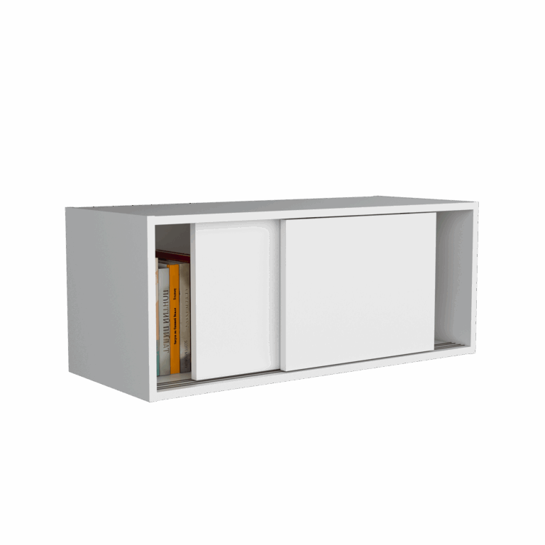 Gabinete de Oficina Sencillo Note 33X81X33 RTA Blanco ZF