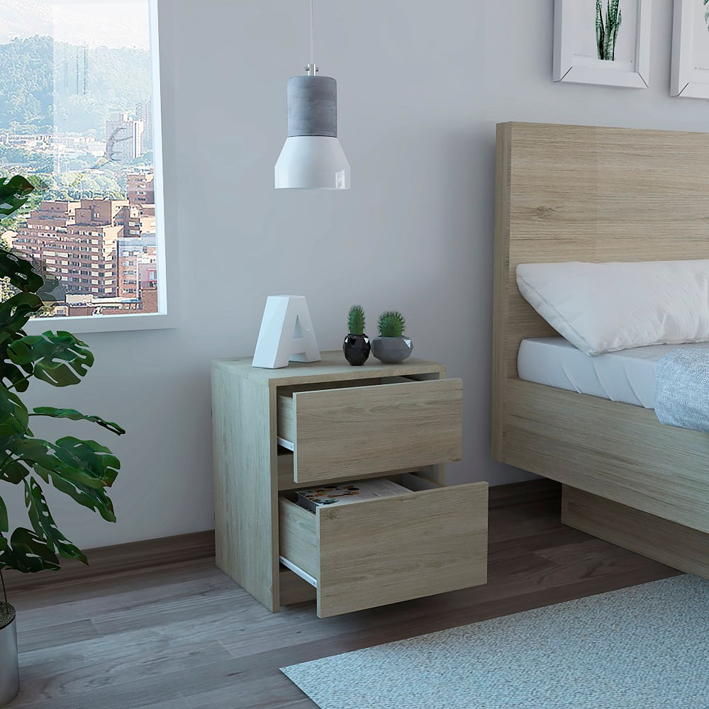 Nochero Trivor Rovere+Blanco - Imagen 3