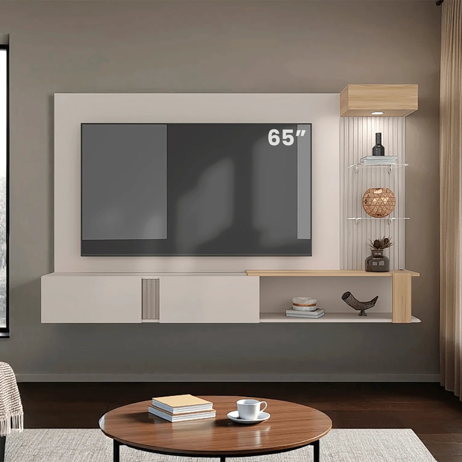 Panel de TV Isolde 132X208X734 RTA Capri Fresno - Imagen 16
