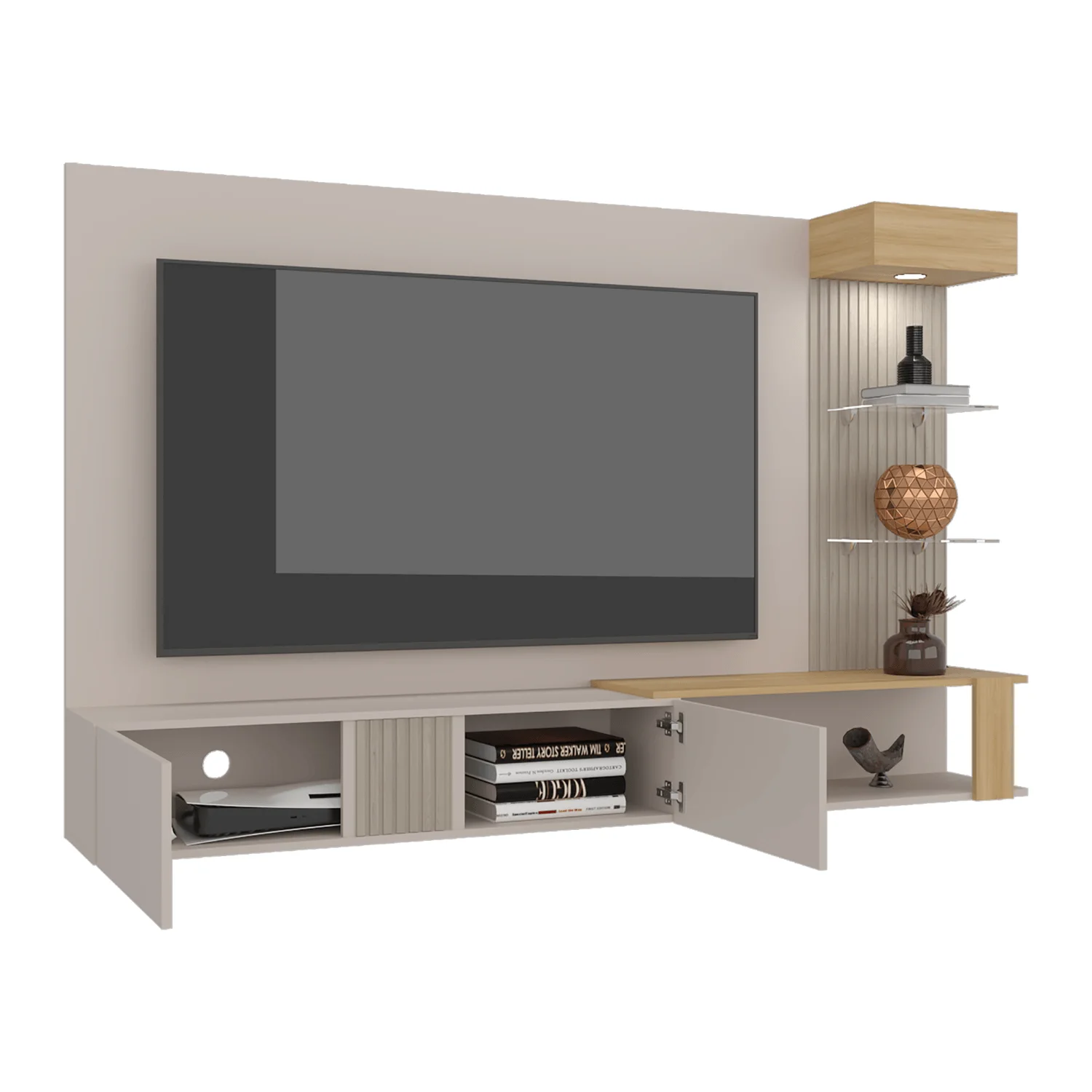 Panel de TV Isolde 132X208X734 RTA Capri Fresno - Imagen 1