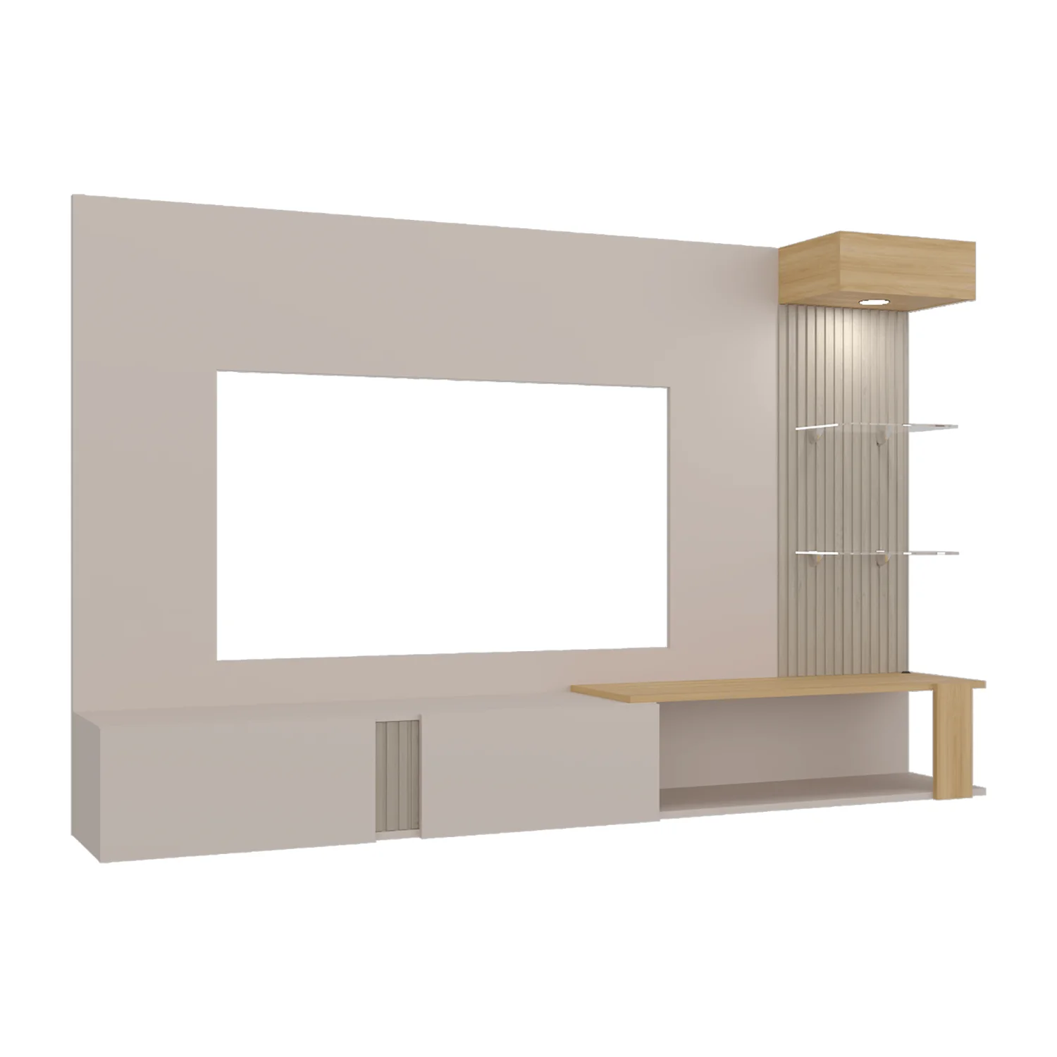 Panel de TV Isolde 132X208X734 RTA Capri Fresno - Imagen 17