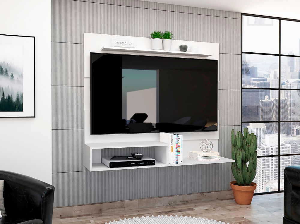 Panel Tv Beijing Blanco Nevado - Imagen 2