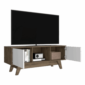 Rack para TV 55” Romero Finlandek Bellota Blanco