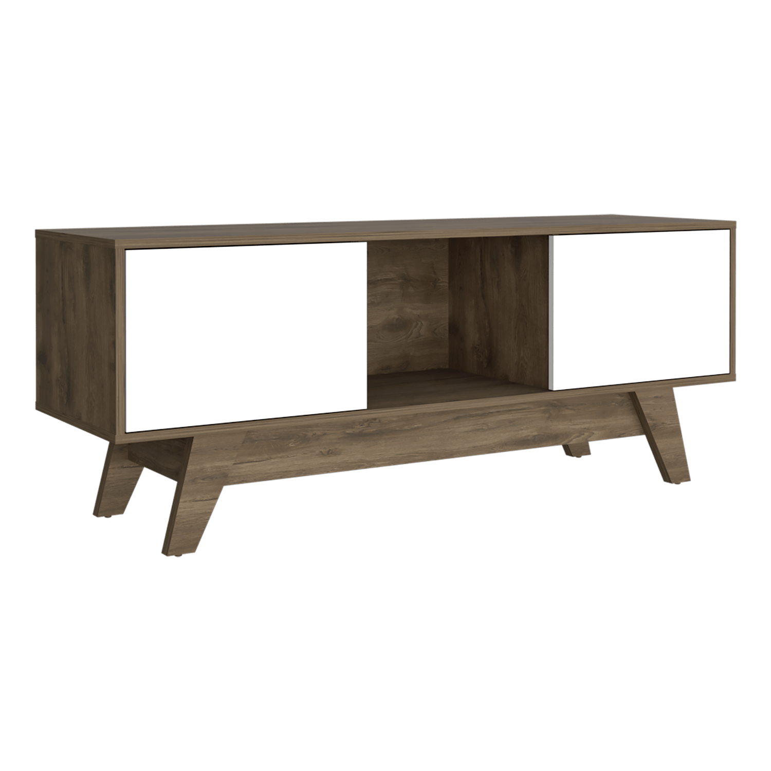 Rack para TV 55'' Romero Finlandek Bellota Blanco - Imagen 5