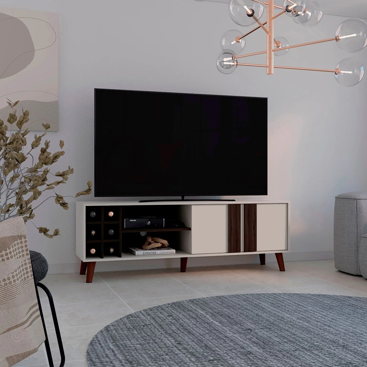 Rack para TV 65'' Lane 55X160 RTA Milan Capri - Imagen 3