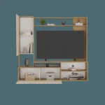 Rack TV Nolic 167x178x35 RTA Fresno Europeo + Capri