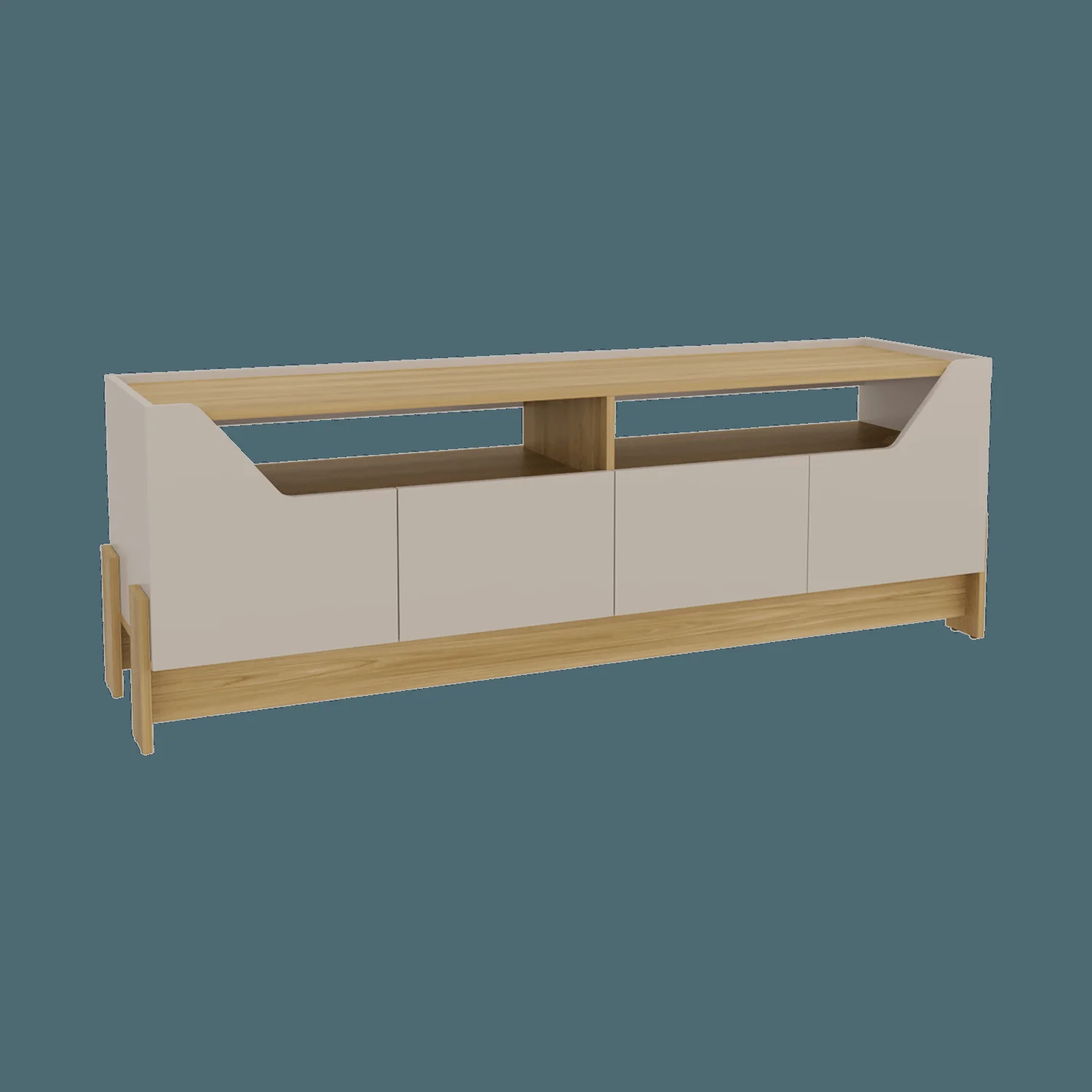 Rack para TV Holt 56x163x42 RTA Fresno Eu + Capri - Imagen 6