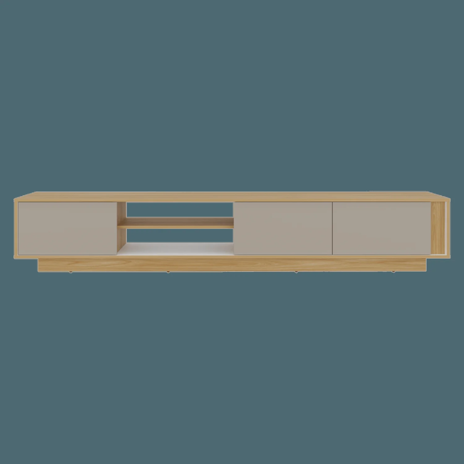 Rack Tv Maldivas 40X230X43 RTA Fresno Eu Capri Blanco - Imagen 7
