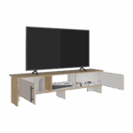 Rack Tv Dago 41X160X35 RTA Fresno Eu Capri Blanco