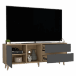 Rack para TV Salem 58X158X38 RTA Fresno Plomo