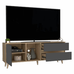 Rack para TV Salem 58X158X38 RTA Fresno Plomo