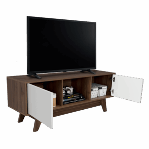 Rack para TV 55” Romero Finlandek Gales Blanco