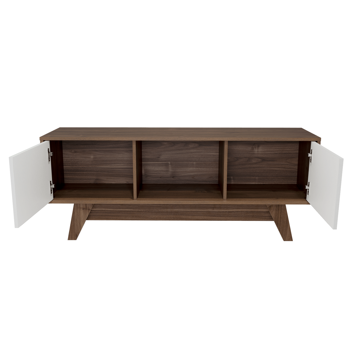 Rack para TV 55'' Romero Finlandek Gales Blanco - Imagen 4