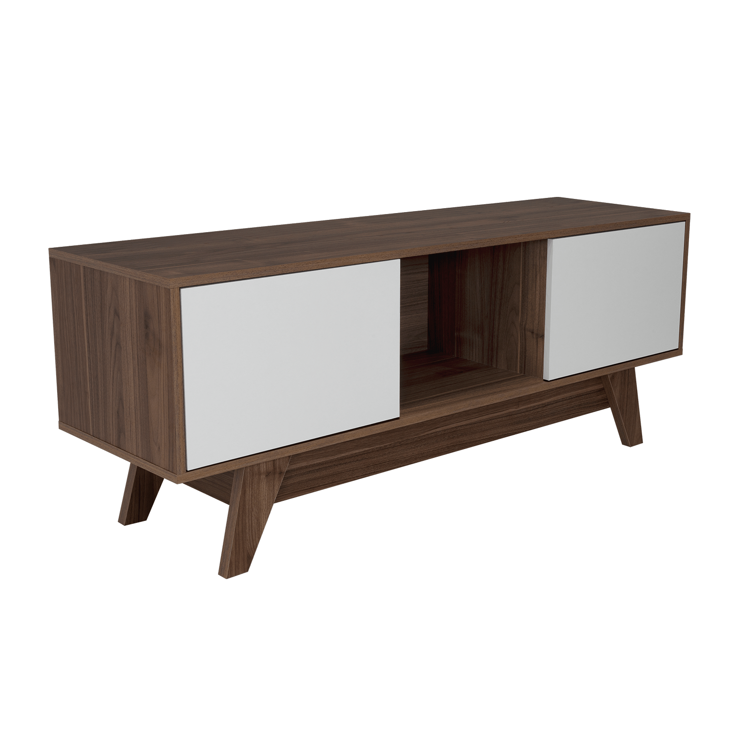 Rack para TV 55'' Romero Finlandek Gales Blanco - Imagen 5