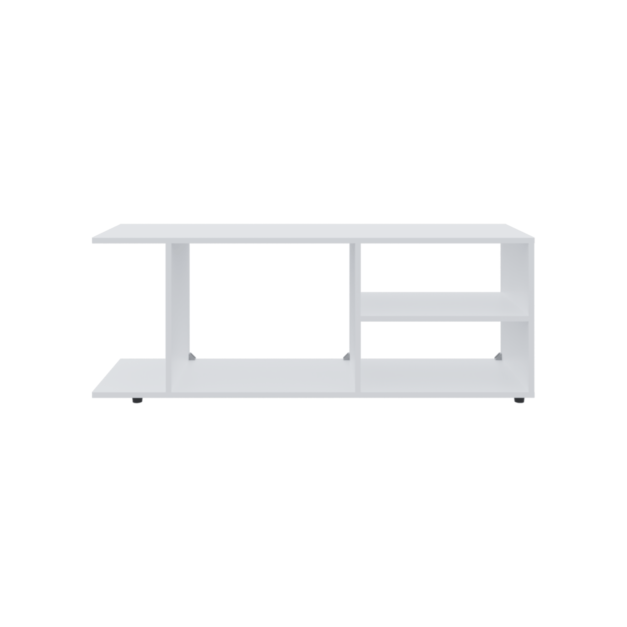 Rack de TV 50'' GoodWood 45X120X34 RTA Blanco ZF - Imagen 2