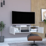 Repisa de TV Glen 125 RTA Blanco