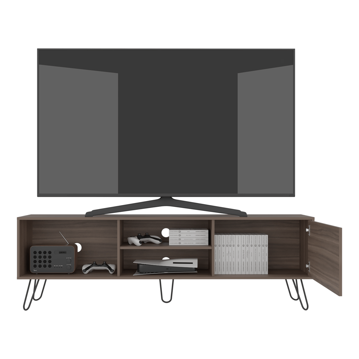 Mueble Rack Para TV Andorra 180 Avellana - Imagen 2