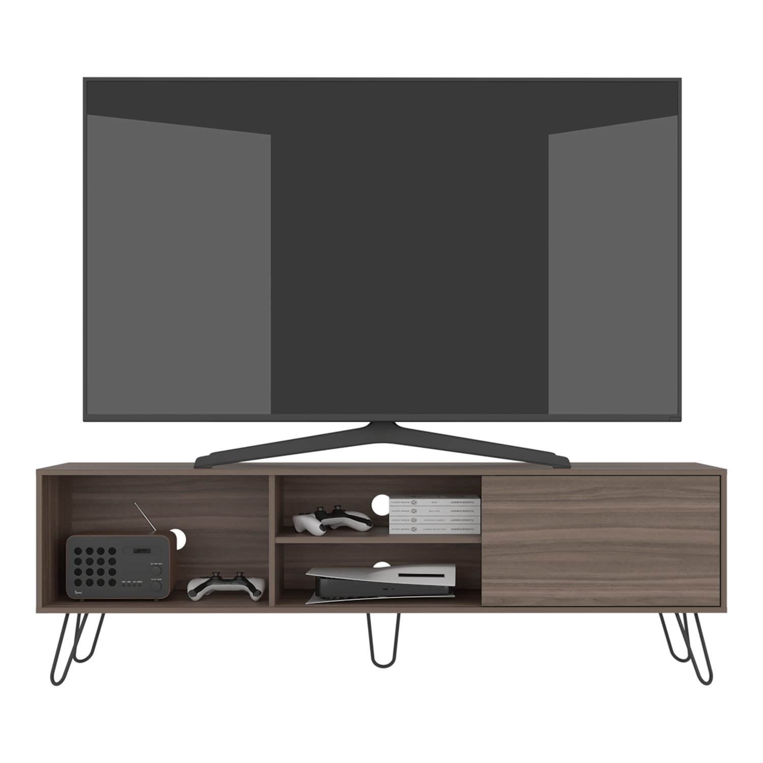 Mueble Rack Para TV Andorra 180 Avellana - Imagen 1