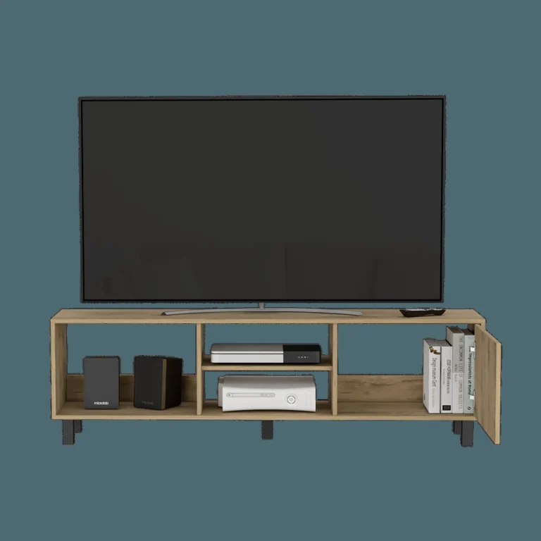 Rack para TV 70'' Tunez Plus Finlandek Macadamia