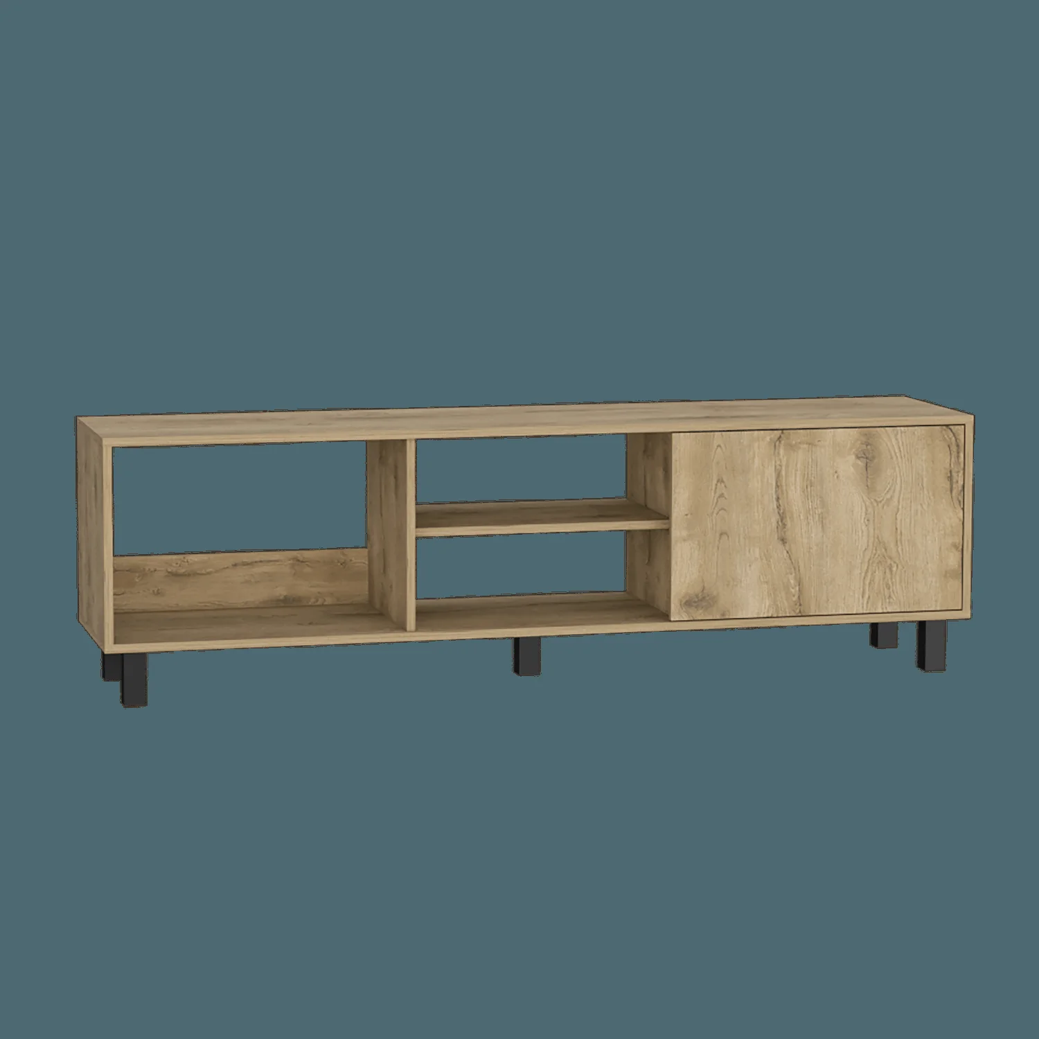 Rack para TV 70'' Tunez Plus Finlandek Macadamia - Imagen 4