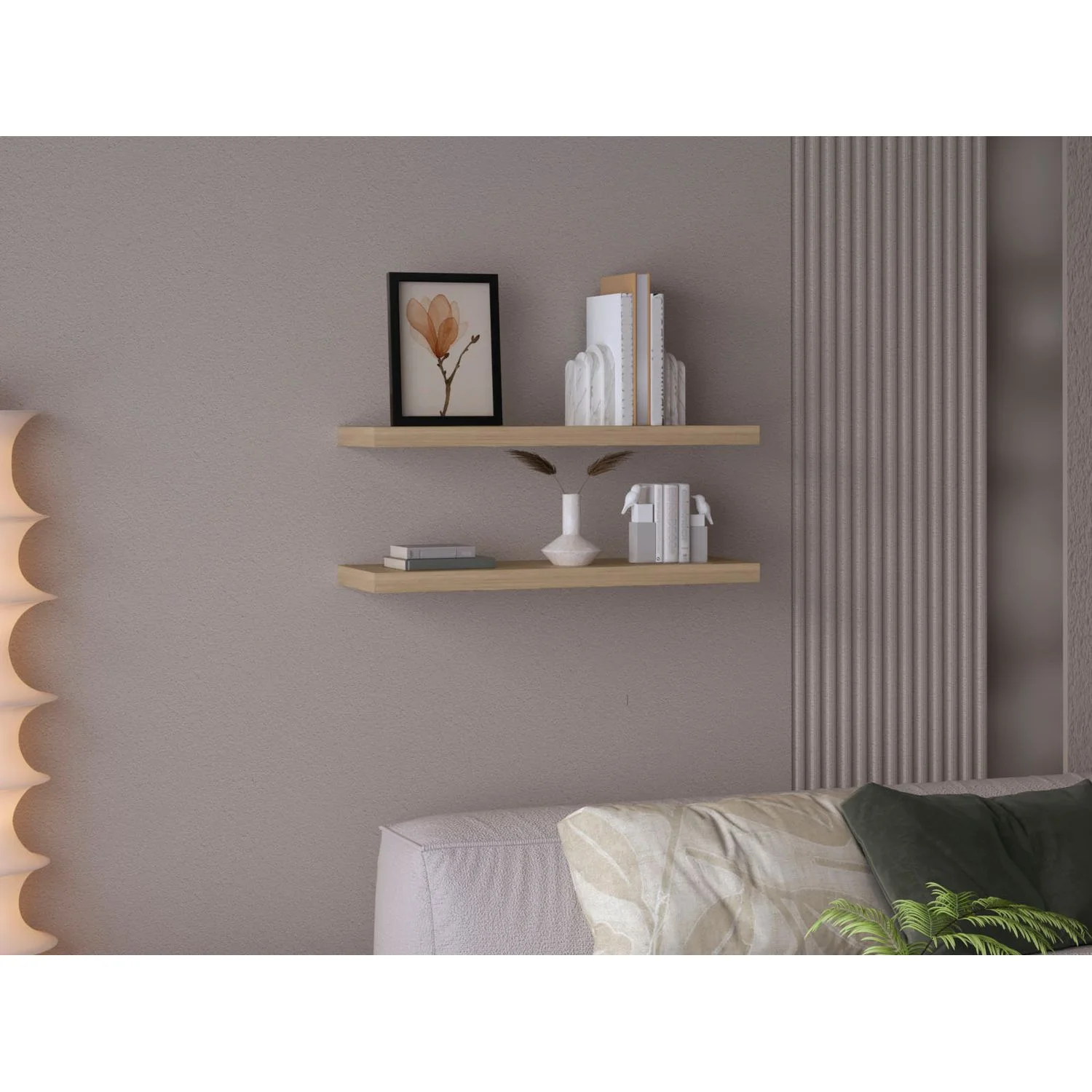 Repisa Flotante 3X80X24 RTA Rovere ZF - Imagen 3