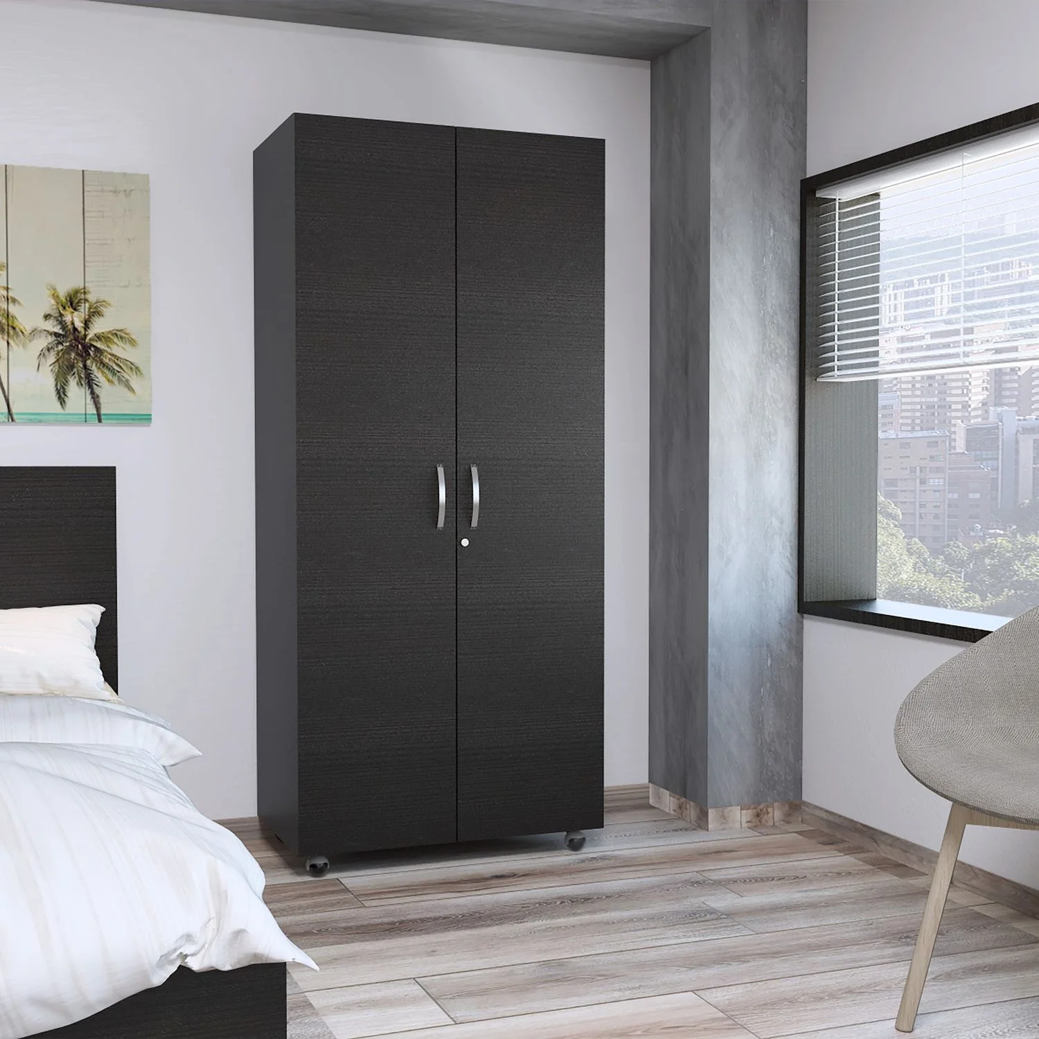 Ropero Hogar Basic 180 X 80 X 48 RTA Wengue - Imagen 4