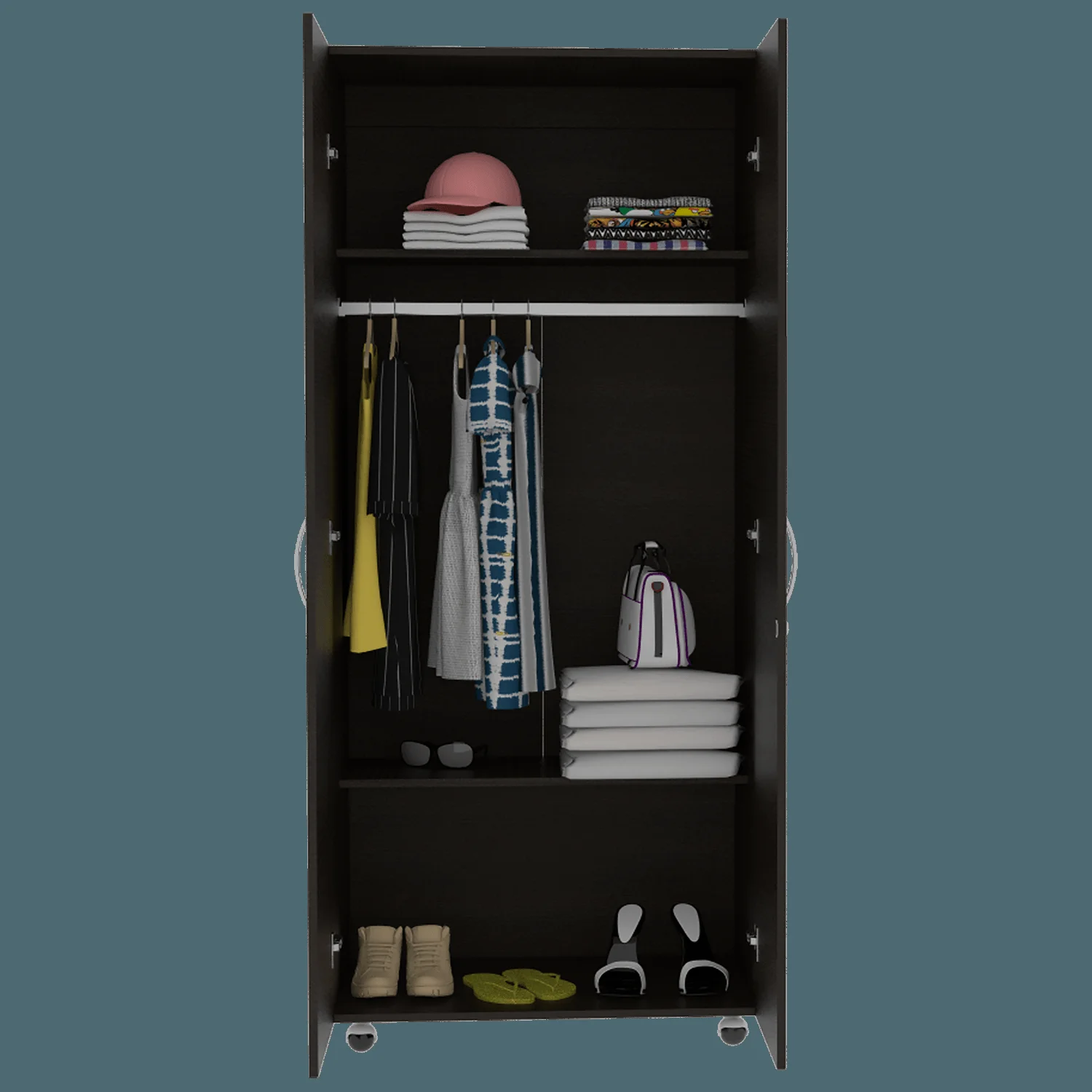 Ropero Hogar Basic 180 X 80 X 48 RTA Wengue - Imagen 2