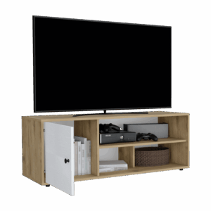 Rack de TV 55” Noah RTA Macadamia Blanco