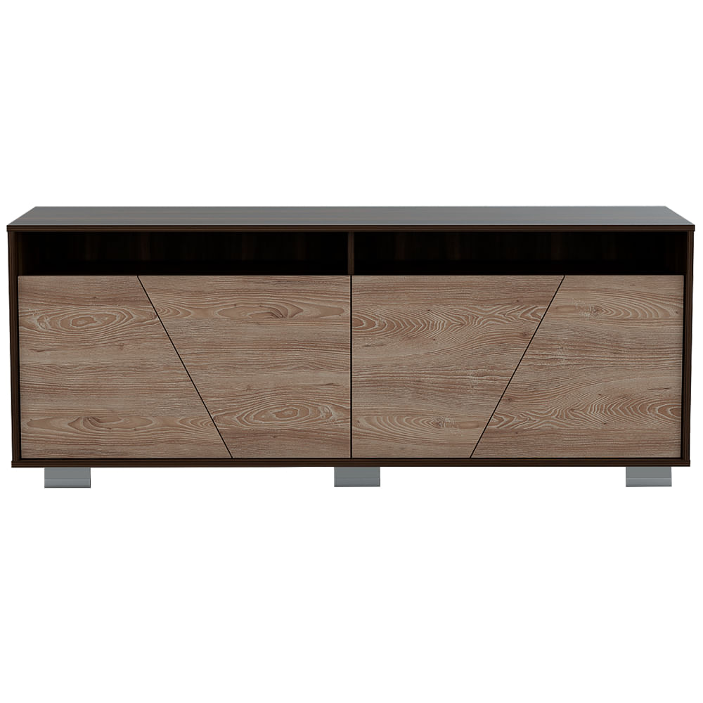 Rack Para TV Fraktal Nogal+Miel - Imagen 4
