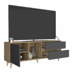 Rack Para TV 65'' Salem RTA Macadamia Plomo
