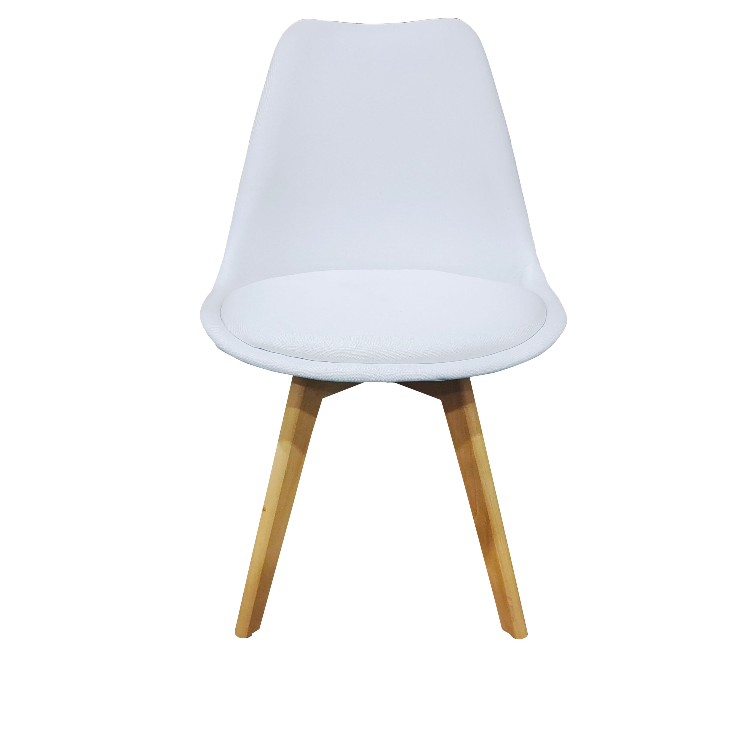 Set X2 Silla S-54 - BM-053-L 84X49X54 RTA Blanco-Café Claro - Imagen 3