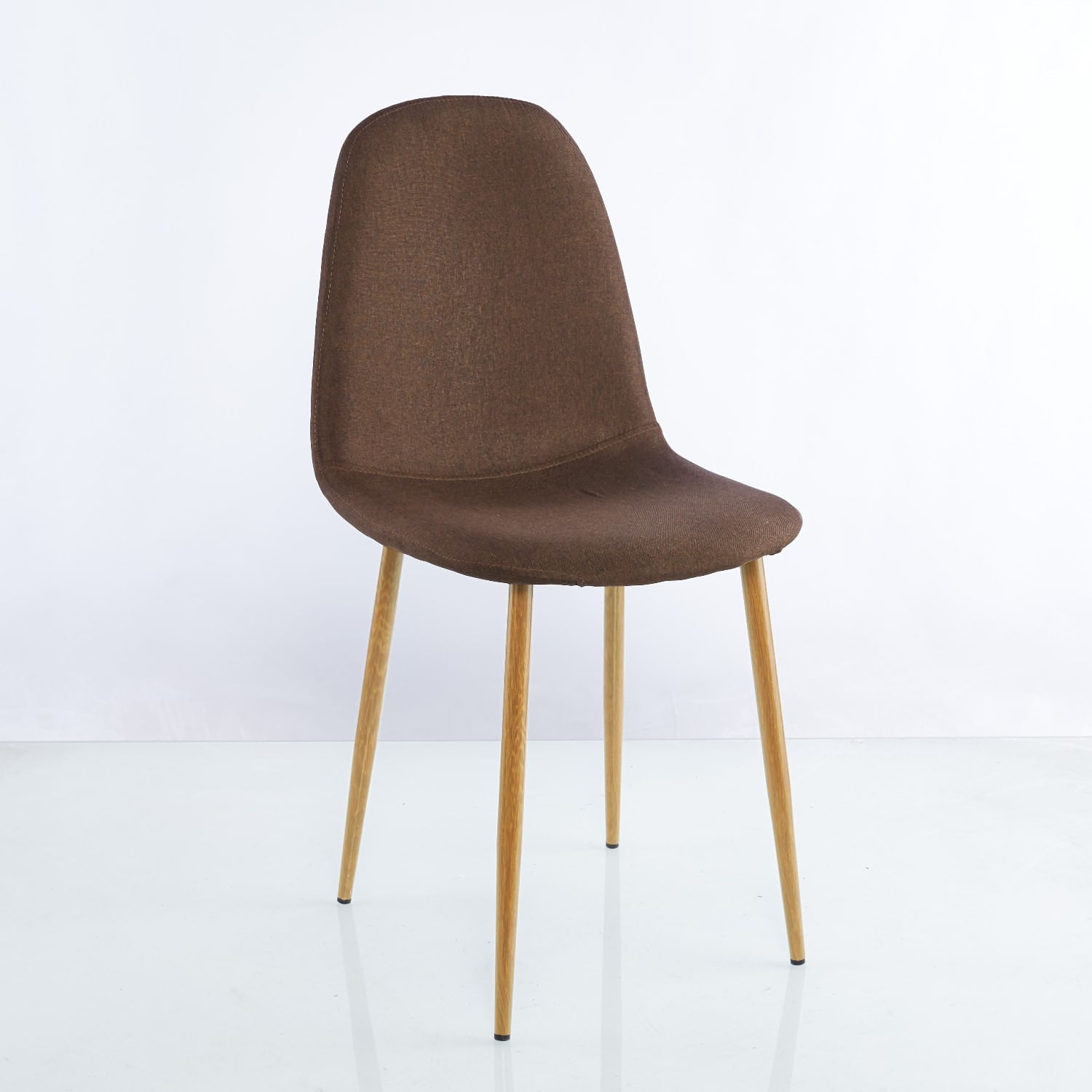 Set X2 Silla Concept - BM-DC001 85x44x50 Café Oscuro/ Claro - Imagen 1