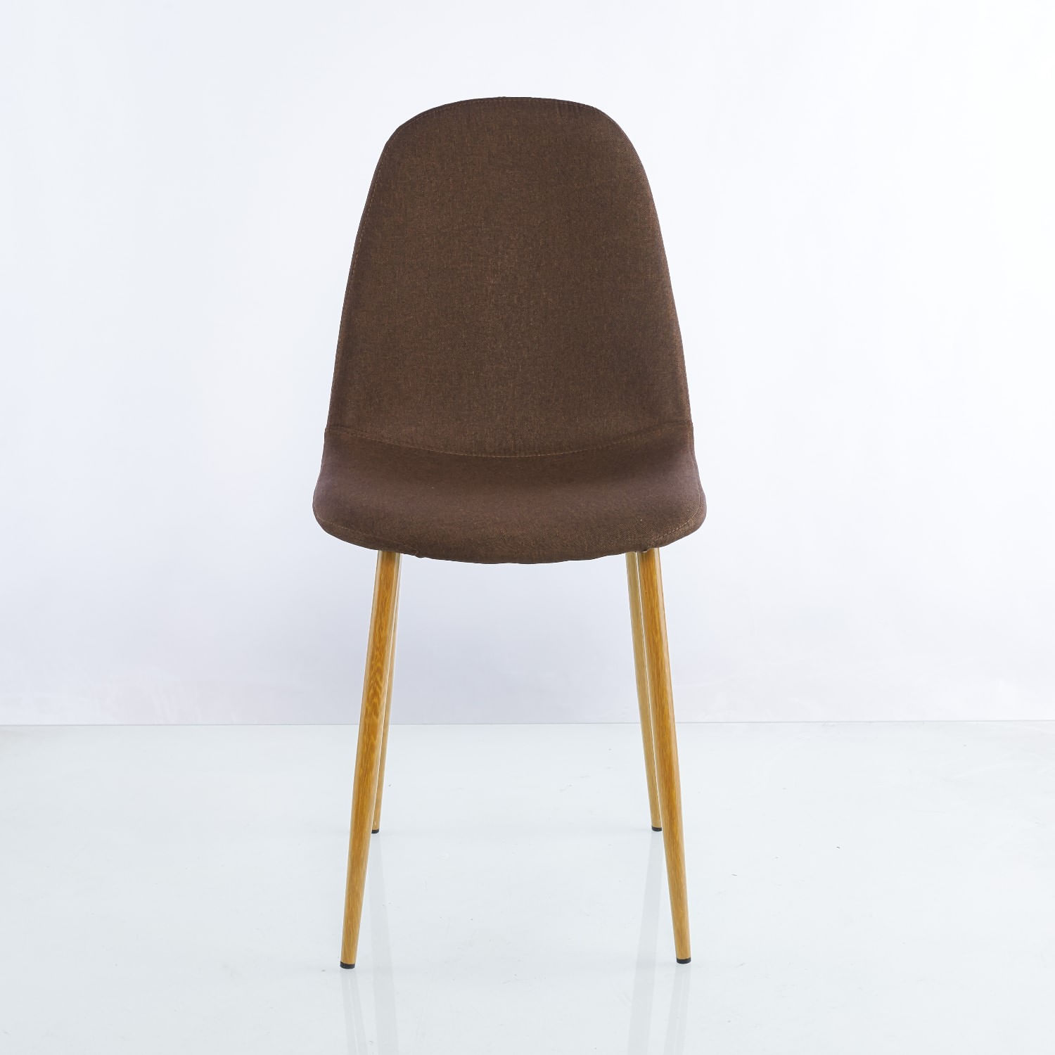 Set X2 Silla Concept - BM-DC001 85x44x50 Café Oscuro/ Claro - Imagen 2