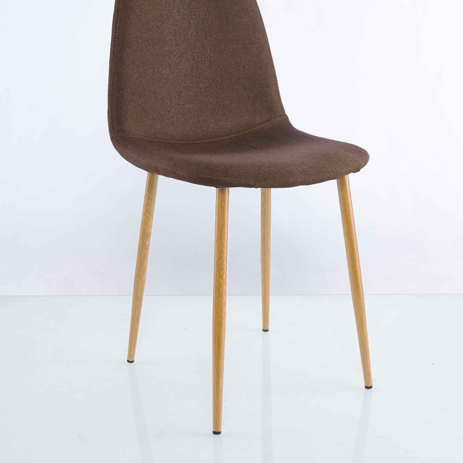 Set X2 Silla Concept - BM-DC001 85x44x50 Café Oscuro/ Claro - Imagen 4