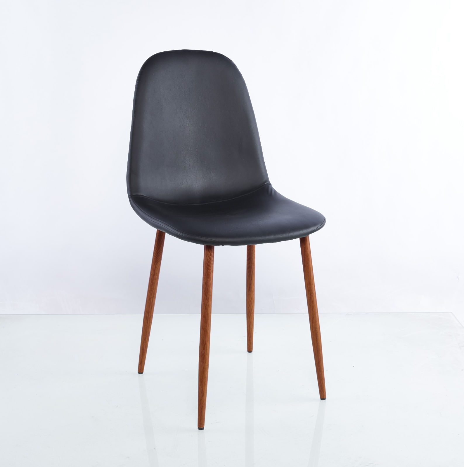 Silla Concept Negra/Café SET X 4 unidades - Imagen 1