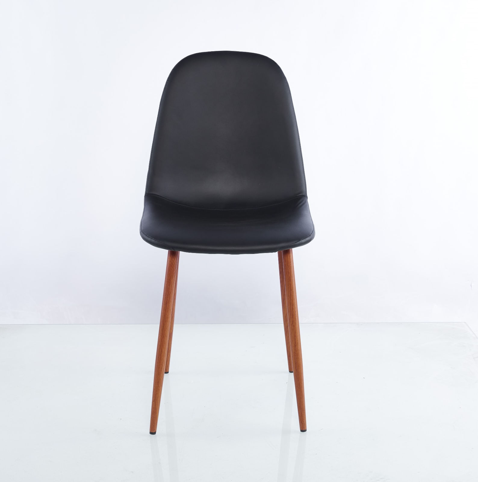Silla Concept Negra/Café SET X 4 unidades - Imagen 2