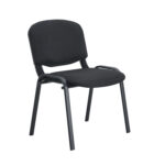 Set X5 Silla Interlocutura Sin Brazo Paño BM-1122 77X54X59 RTA Negro