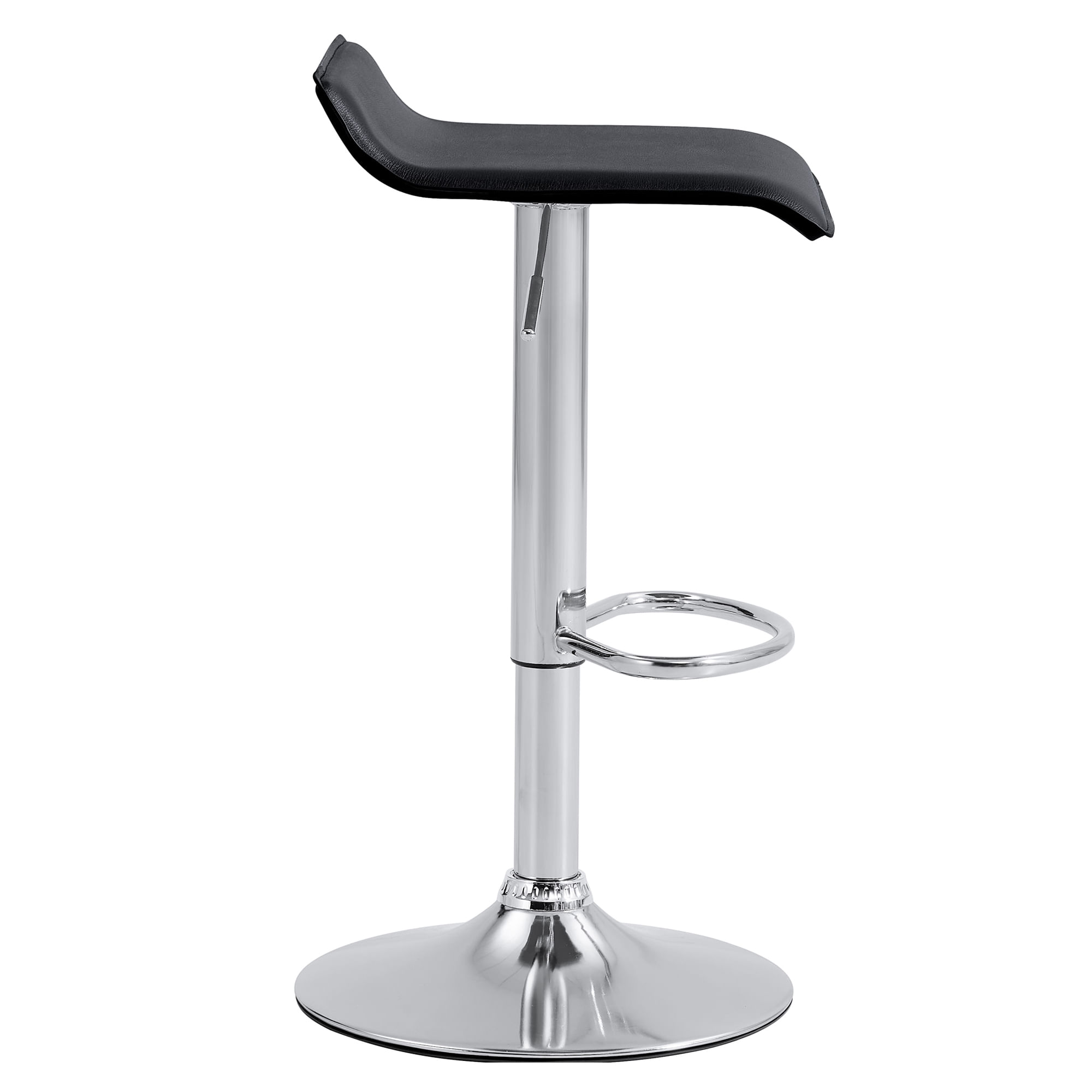 Set X2 Silla De Bar BMJ-08 Recife 85 X 39 Negra - Imagen 3