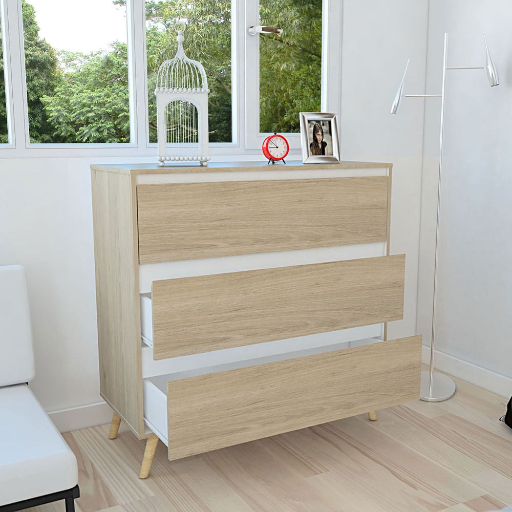 Comoda Benett RTA Rovere Blanco - Imagen 3