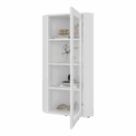 Vitrina Esquinera Genova 110X59X37 RTA Blanco