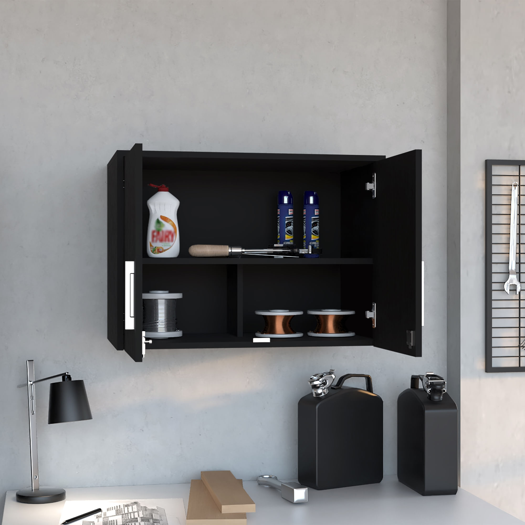 Gabinete Basico de Pared 50X70 RTA Wengue ZF - Imagen 2