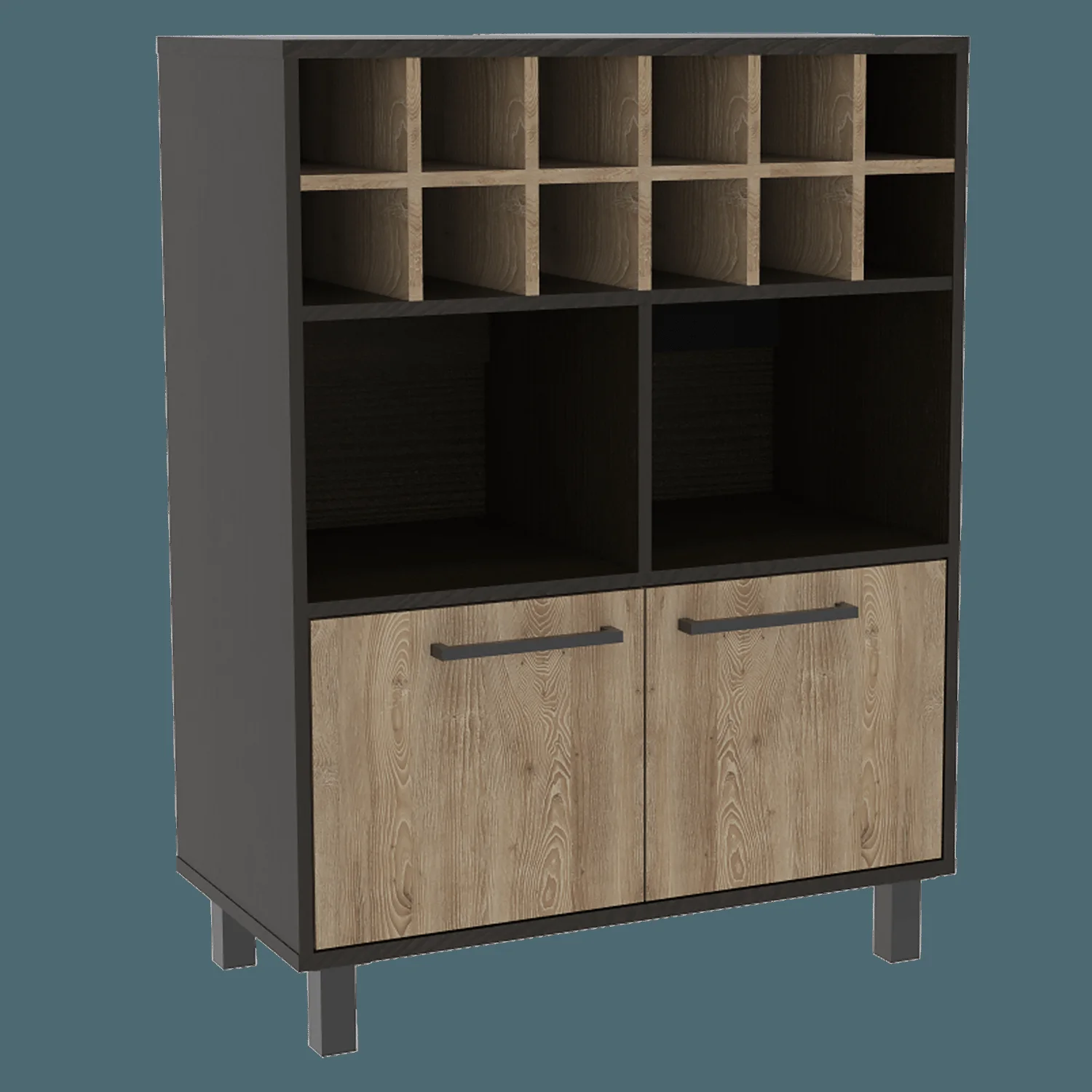 Mueble Bar Kaia RTA Wengue + Miel - Imagen 3