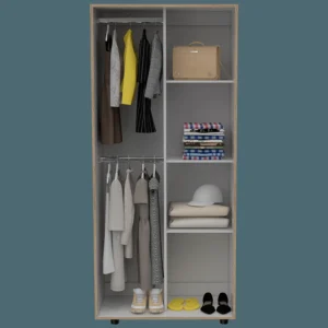 Closet Tera RTA 180 X 80 X 48 RTA Cartagena + Blanco