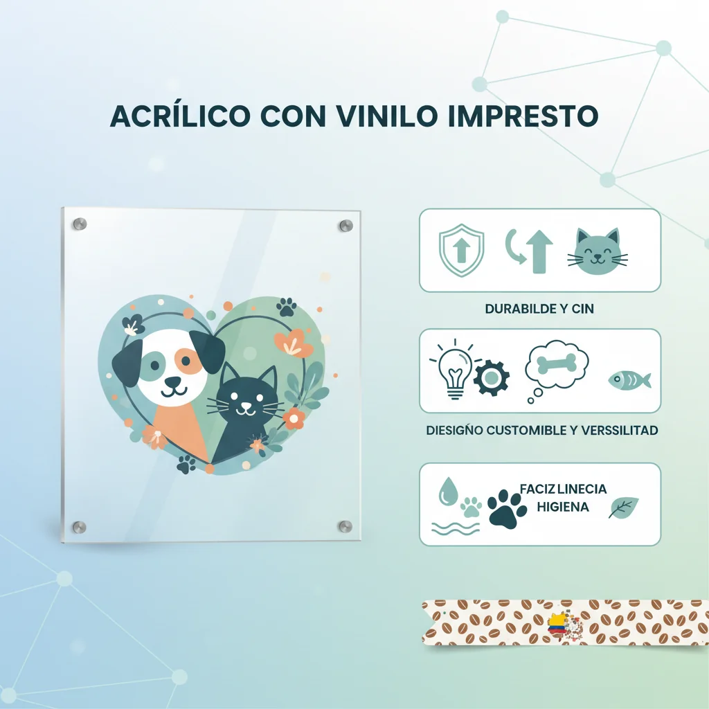 acrilico con vinilo impreso n/d beneficios