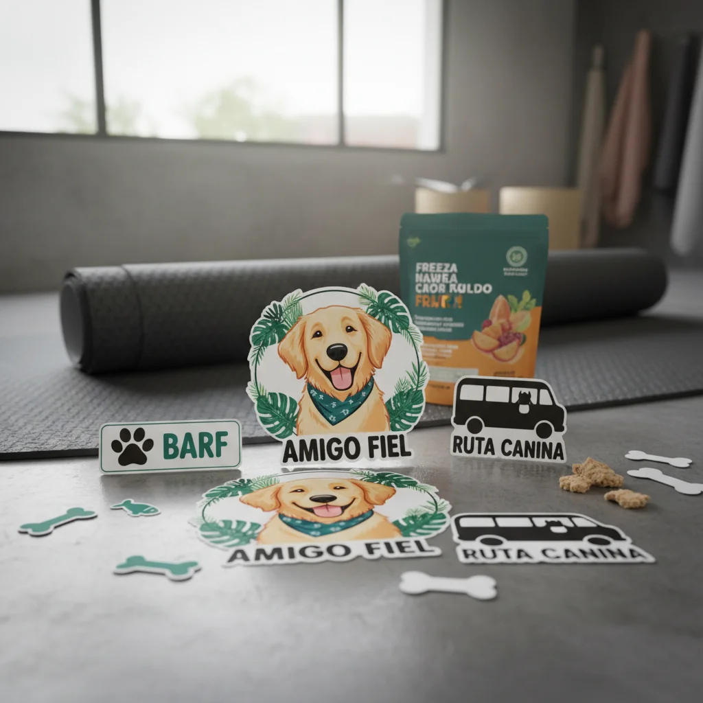 adesivo vinil personalizado n/d — alimento natural para mascotas en Colombia